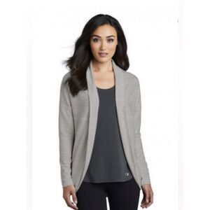 Ogio LUUMA Petrol Gray Soft Micro Fleece Lined Cocoon Cardigan